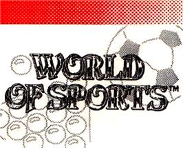Top of cartridge artwork for Epyx World Of Sports on the Amstrad GX4000.