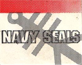 Top of cartridge artwork for Navy Seals on the Amstrad GX4000.
