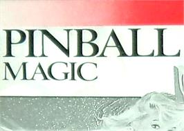 Top of cartridge artwork for Pinball Magic on the Amstrad GX4000.