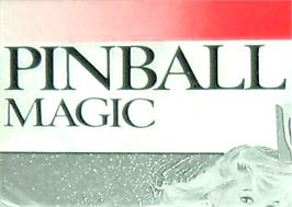 Top of cartridge artwork for Super Pinball Magic on the Amstrad GX4000.