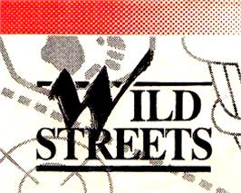 Top of cartridge artwork for Wild Streets on the Amstrad GX4000.