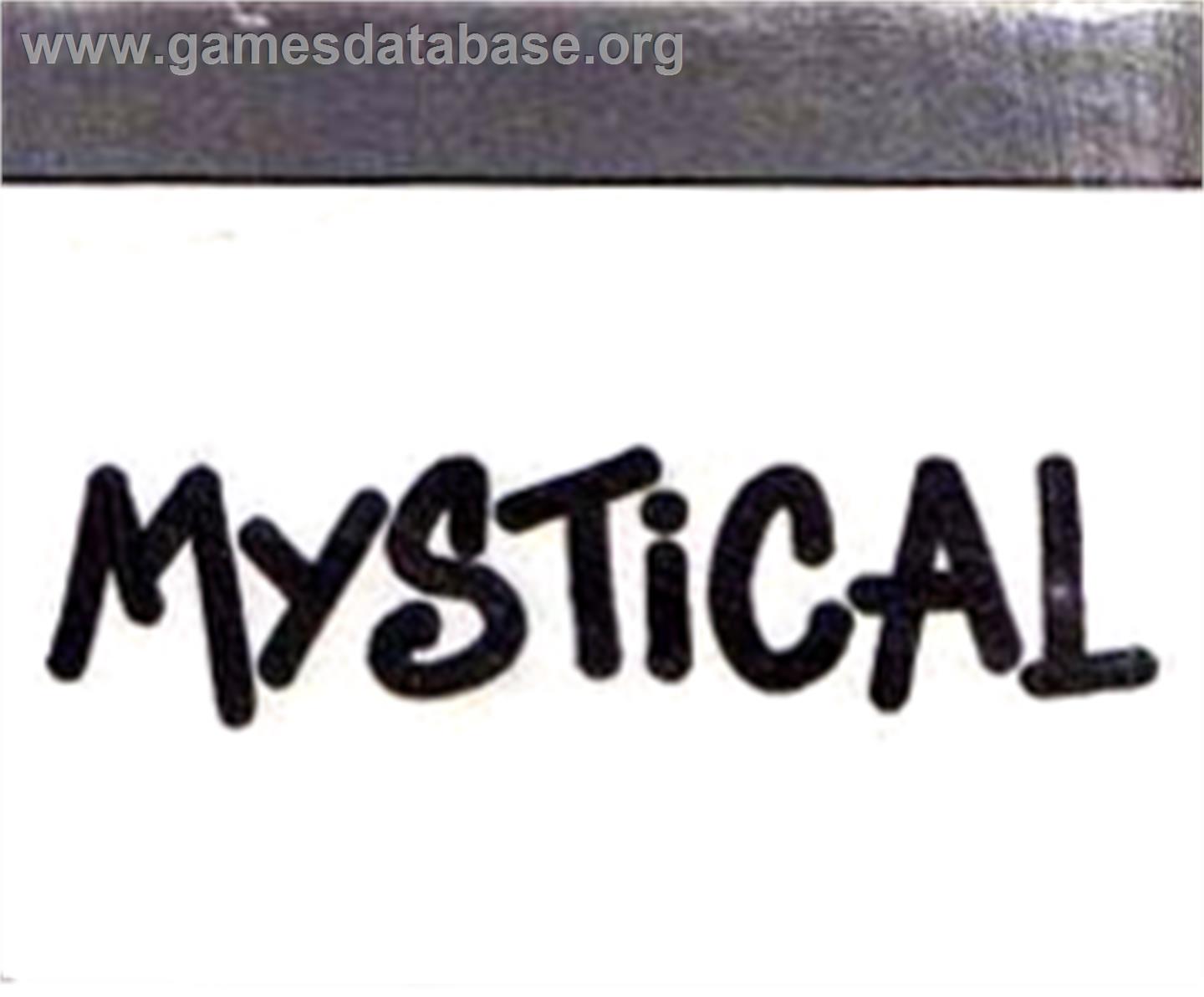 Mystical - Amstrad GX4000 - Artwork - Cartridge Top