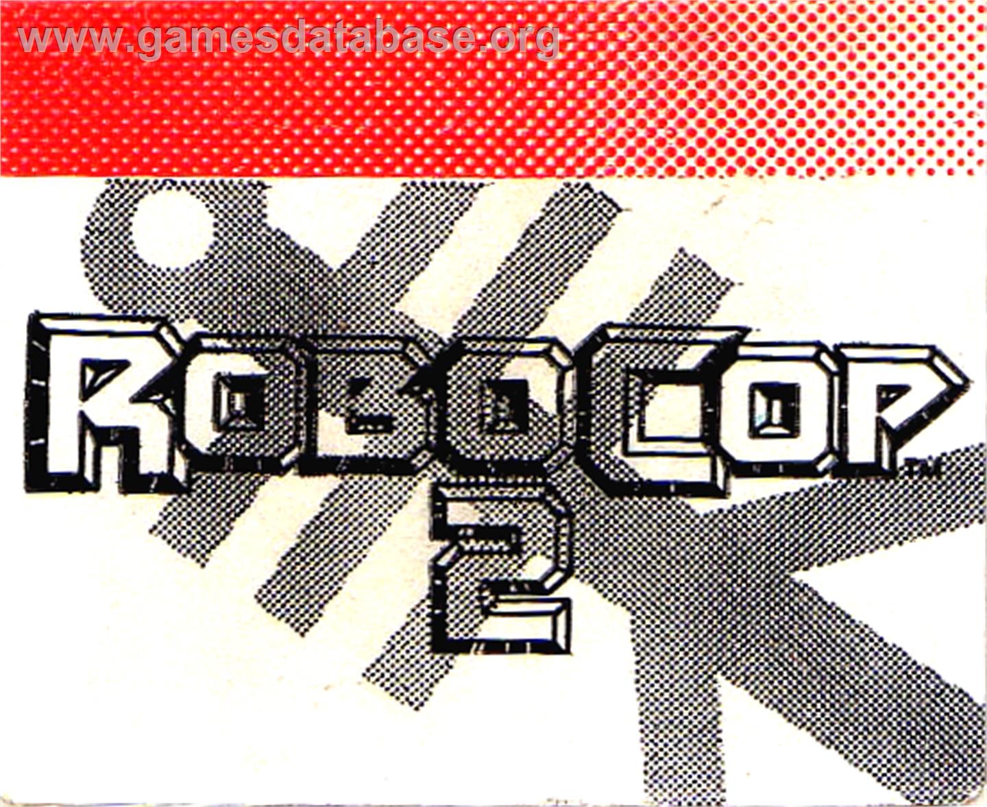 Robocop 2 - Amstrad GX4000 - Artwork - Cartridge Top