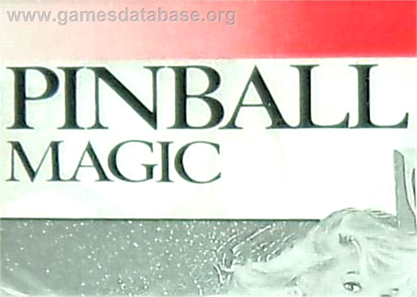 Super Pinball Magic - Amstrad GX4000 - Artwork - Cartridge Top