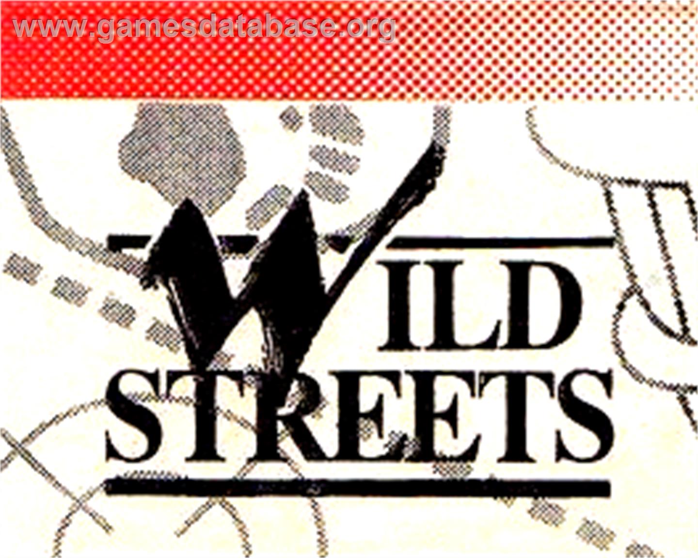Wild Streets - Amstrad GX4000 - Artwork - Cartridge Top