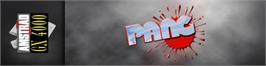 Arcade Cabinet Marquee for Pang.