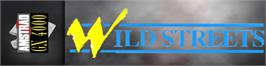 Arcade Cabinet Marquee for Wild Streets.