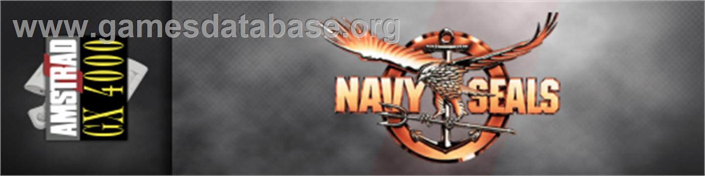 Navy Seals - Amstrad GX4000 - Artwork - Marquee