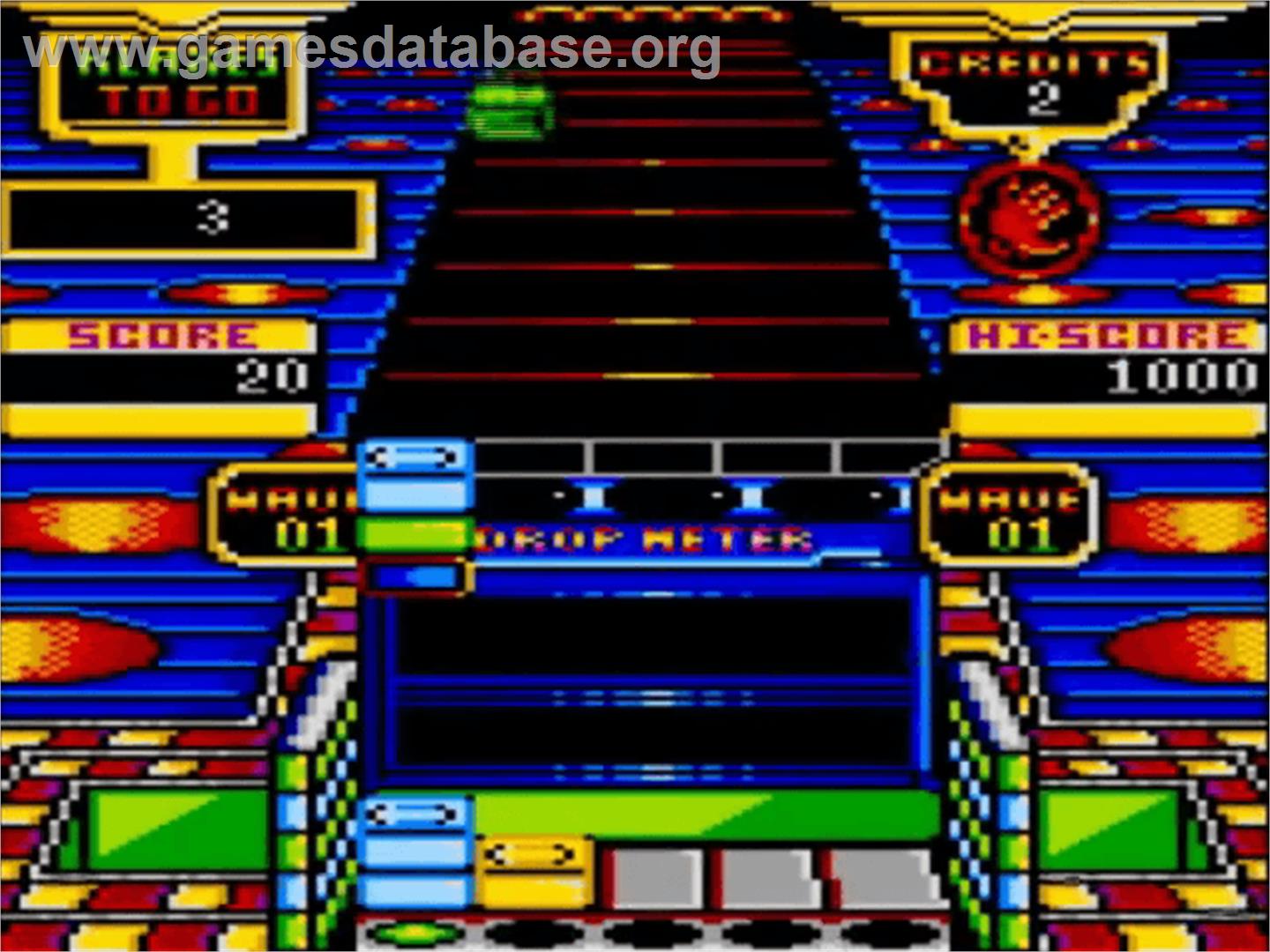 Klax - Amstrad GX4000 - Artwork - In Game