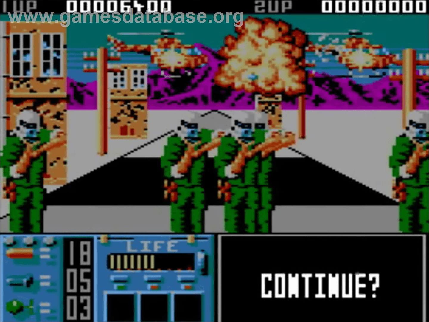 Operation Thunderbolt - Amstrad GX4000 - Artwork - In Game