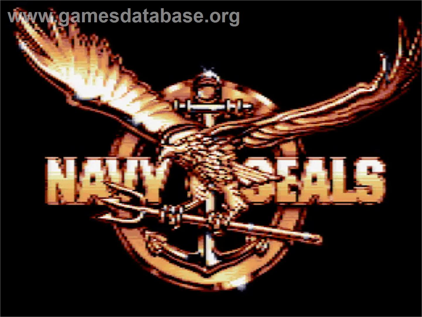 Navy Seals - Amstrad GX4000 - Artwork - Title Screen