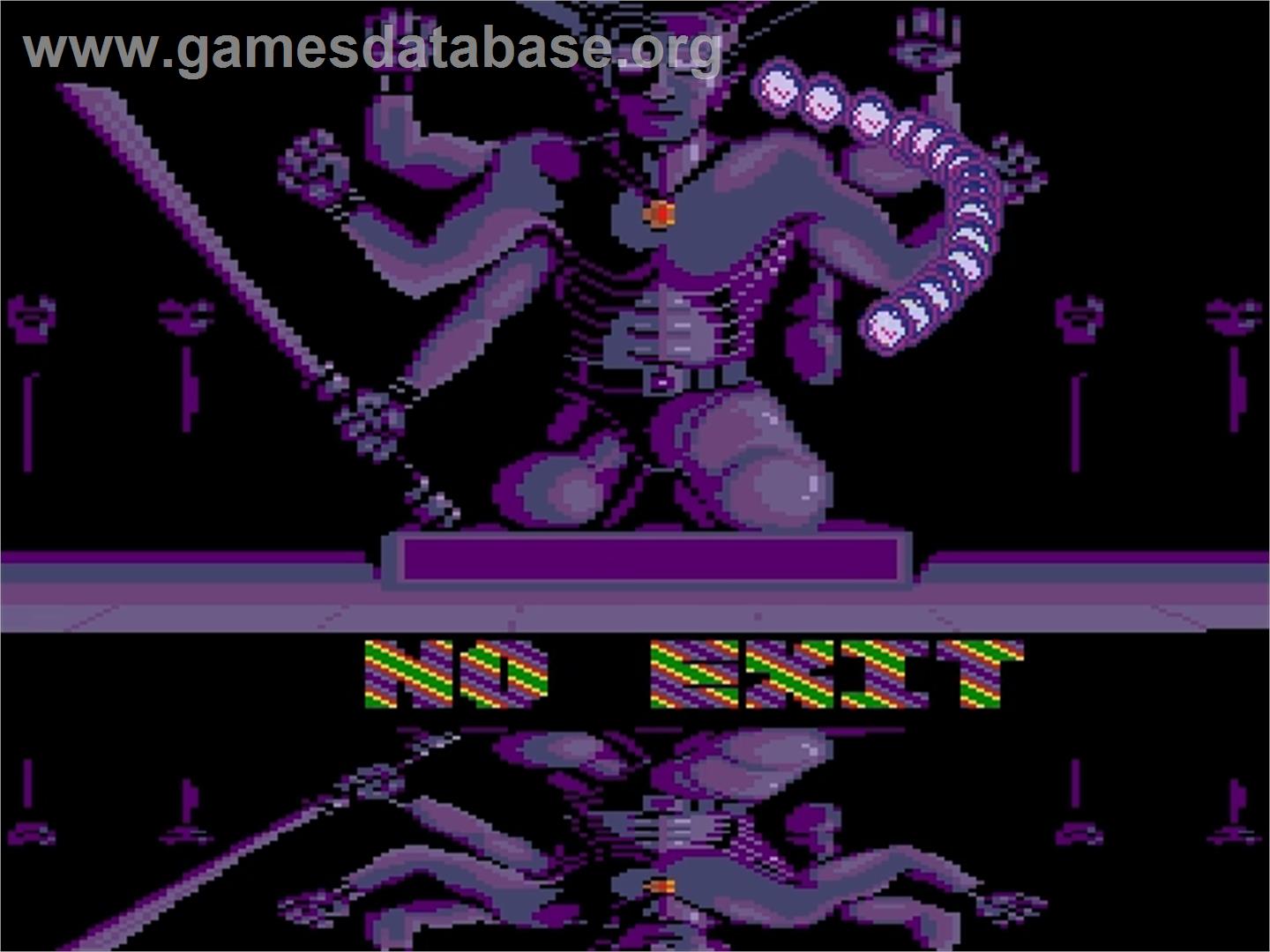 No Exit - Amstrad GX4000 - Artwork - Title Screen