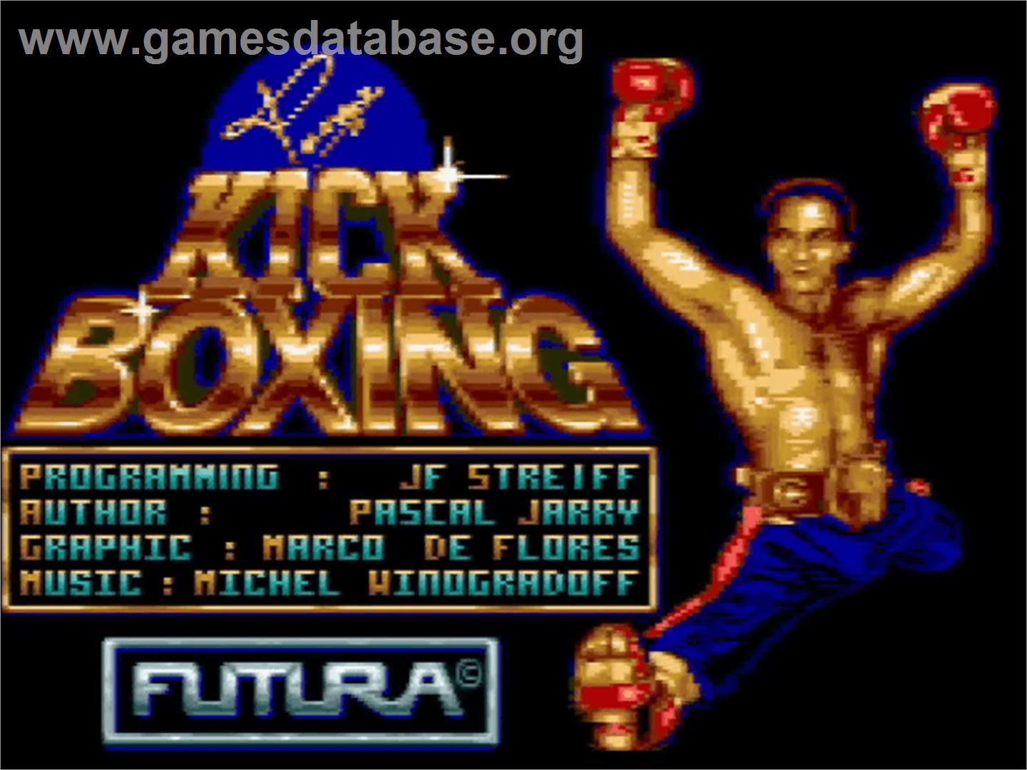 Panza Kick Boxing - Amstrad GX4000 - Artwork - Title Screen