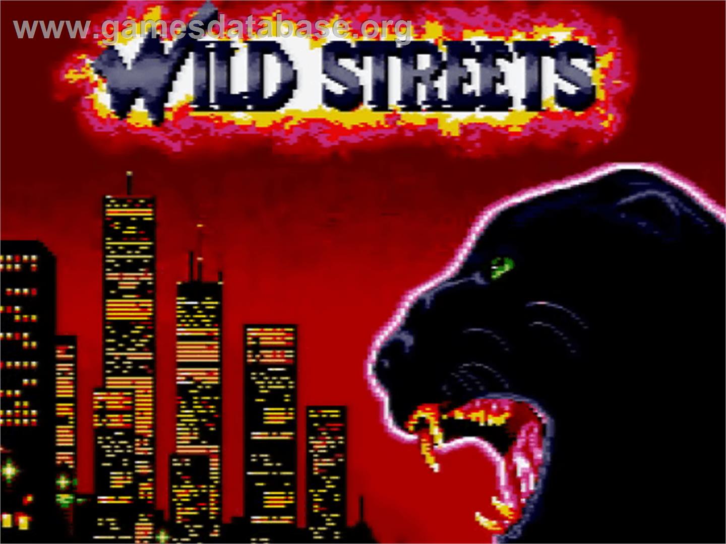 Wild Streets - Amstrad GX4000 - Artwork - Title Screen