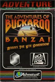 Box cover for Adventures of Buckaroo Banzai, The - Across the 8th Dimension! on the Apple II.