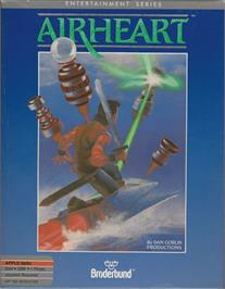 Box cover for Airheart on the Apple II.
