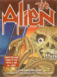 Box cover for Alien on the Apple II.