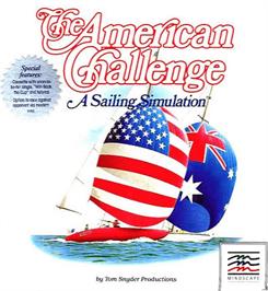 Box cover for American Challenge: A Sailing Simulation on the Apple II.