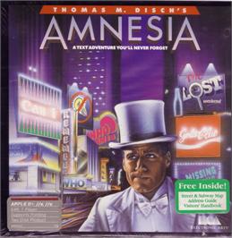 Box cover for Amnesia on the Apple II.
