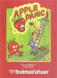 Box cover for Apple Panic on the Apple II.