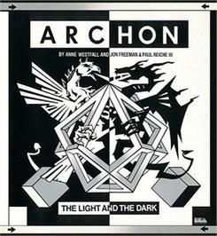Box cover for Archon: The Light and the Dark on the Apple II.