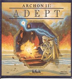 Box cover for Archon 2: Adept on the Apple II.