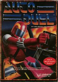Box cover for AutoDuel on the Apple II.