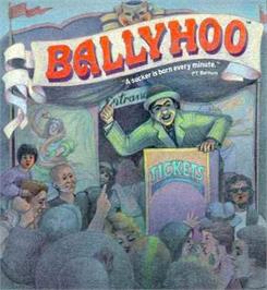 Box cover for Ballyhoo on the Apple II.