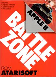 Box cover for Battlezone on the Apple II.