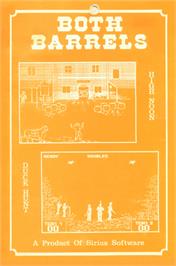 Box cover for Both Barrels on the Apple II.