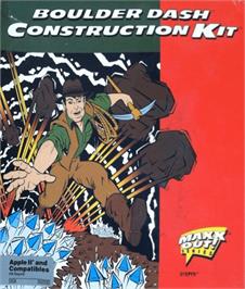 Box cover for Boulder Dash Construction Kit on the Apple II.
