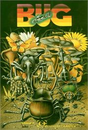 Box cover for Bug Attack on the Apple II.