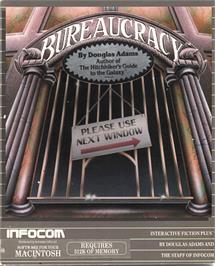 Box cover for Bureaucracy on the Apple II.