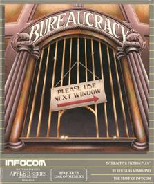 Box cover for Bureaucracy on the Apple II.