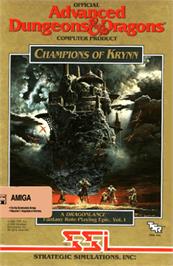 Box cover for Champions of Krynn on the Apple II.