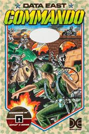 Box cover for Commando on the Apple II.