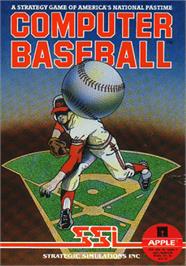 Box cover for Computer Baseball on the Apple II.