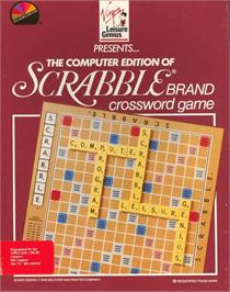 Box cover for Computer Edition of Scrabble Brand Crossword Game on the Apple II.