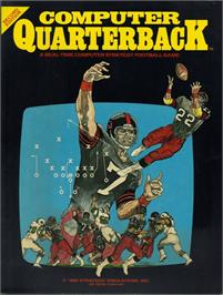 Box cover for Computer Quarterback on the Apple II.