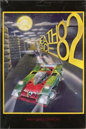 Box cover for Death Race '82 on the Apple II.