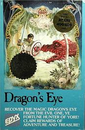 Box cover for Dragon's Eye on the Apple II.