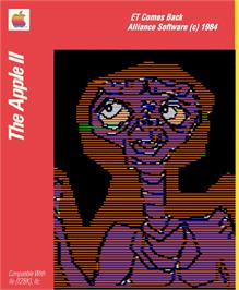 Box cover for E.t. Comes Back on the Apple II.