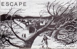 Box cover for Escape on the Apple II.