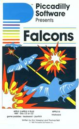 Box cover for Falcons on the Apple II.