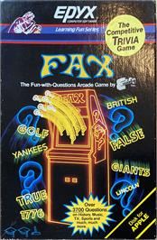 Box cover for Fax on the Apple II.