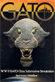 Box cover for GATO on the Apple II.