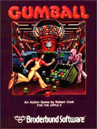 Box cover for Gumball on the Apple II.