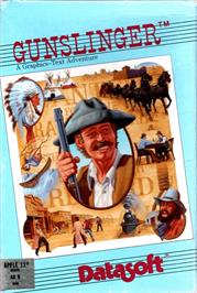 Box cover for Gunslinger on the Apple II.