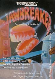 Box cover for Jaw Breaker on the Apple II.
