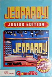 Box cover for Jeopardy on the Apple II.